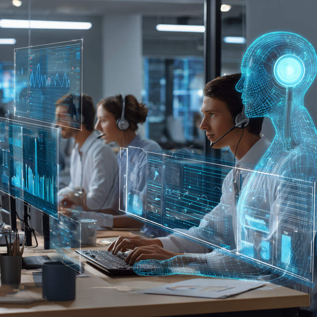 Centro de atención con IA